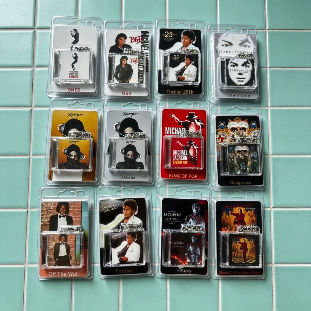 Phone Accessories Charms - Mini porte-clés album CD de Michael